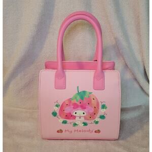 Loungefly Sanrio My Melody Strawberries Pink Mini Satchel Bag Purse NWT